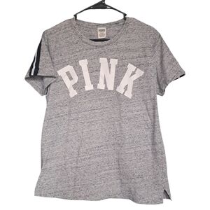 PINK Victoria's Secret Heathered Gray Tee